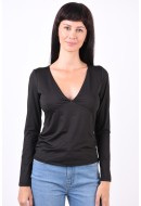 Women Blouse Vero Moda Vmbianca V-Neck Black